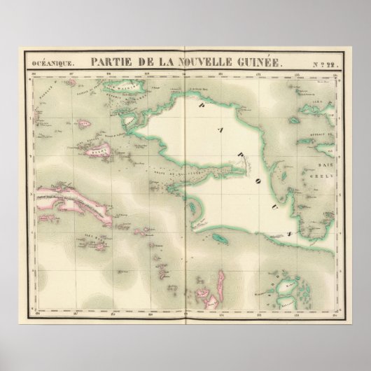 ニューギニアオセアニアno 22 ポスター (正面)