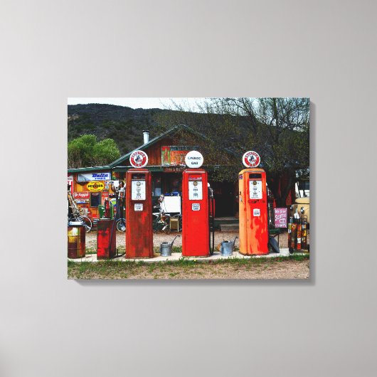 ニュークラシカルメキシコのガス博物館 キャンバスプリント (正面)