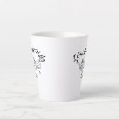 ニュークラシックリウェッドのためのハビーマグ カフェラテマグ (正面)