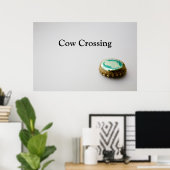 ニューグララス、牛の交差点 ポスター (ホームオフィス)