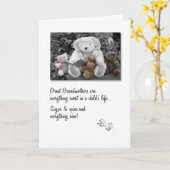 ニューグランマテ素晴らしディベアストーリータイム カード (黄色い花)