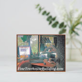 ニューグリーンツリーハウスはがき ポストカード (スタンド正面)