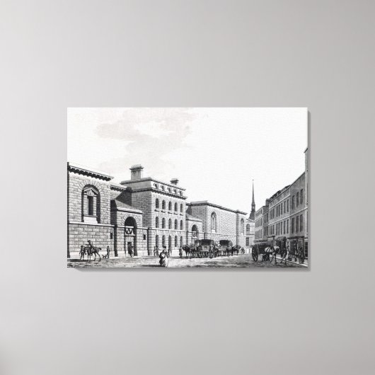 ニューゲート刑務所, 1799 キャンバスプリント (正面)