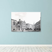 ニューゲート刑務所, 1799 キャンバスプリント (インサイチュ (ウッドフロア))