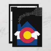 ニューコロラド州 案内ポストカード (正面/裏面)