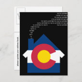 ニューコロラド州 案内ポストカード (正面/裏面)