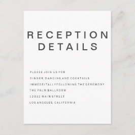 ニューゴシック ミニマリスト エンクロージャーカード