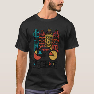 ニューサイクリックスバイクアムステルダムシティスウェットジャージー Tシャツ