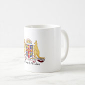 ニューサウスウェールズの紋章 コーヒーマグカップ (正面右)