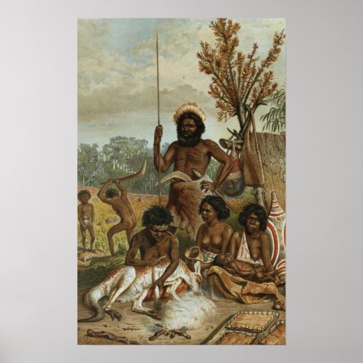 ニューサウスウェールズ州のオーストラリアの家族パーティー ポスター (正面)