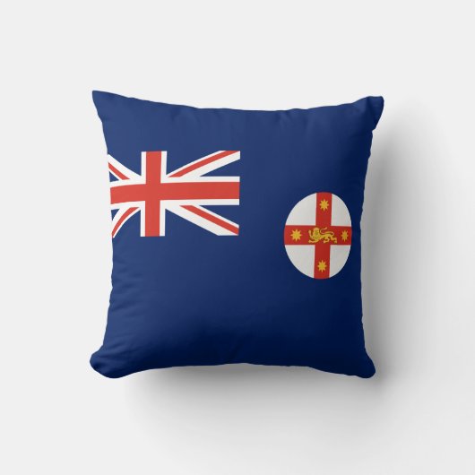 ニューサウスウェールズ州旗(オーストラリア州) クッション (正面)