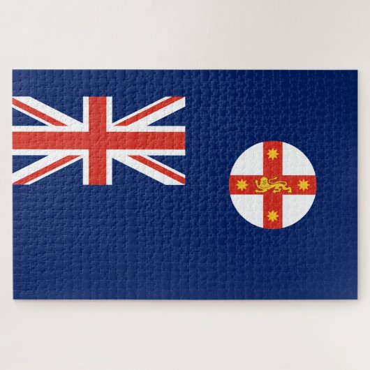 ニューサウスウェールズ州旗(オーストラリア州) ジグソーパズル (横)