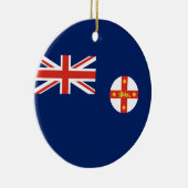 ニューサウスウェールズ州旗(オーストラリア州) セラミックオーナメント (右)