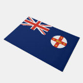 ニューサウスウェールズ州旗(オーストラリア州) ドアマット (アングル)