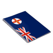 ニューサウスウェールズ州旗(オーストラリア州) ノートブック (右側)