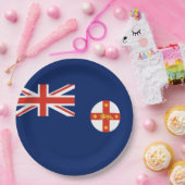 ニューサウスウェールズ州旗(オーストラリア州) ペーパープレート (パーティー)