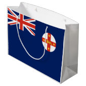 ニューサウスウェールズ州旗(オーストラリア州) ラージペーパーバッグ (裏面アングル)
