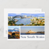 ニューサウスウェールズ ポストカード (正面/裏面)