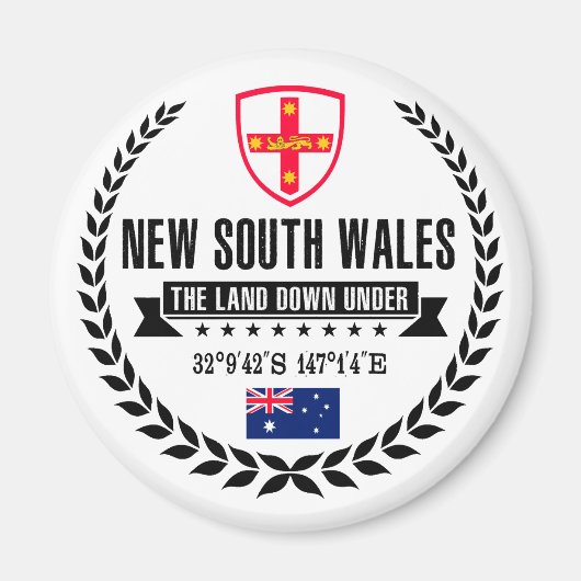 ニューサウスウェールズ マグネット (正面)