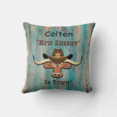 ニューシェリフインタウンロングホーン装飾用クッション クッション (裏面)