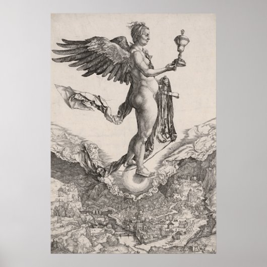 ニューシス、版木、銅版、版画by Albrecht Durer ポスター (正面)