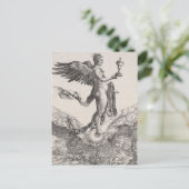 ニューシス、版木、銅版、版画by Albrecht Durer ポストカード (スタンド正面)