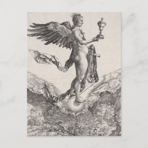 ニューシス、版木、銅版、版画by Albrecht Durer ポストカード