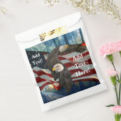 ニューシチズンシップアメリカ国旗のハゲ鷲 フェイバーバッグ (封をした状態)