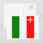 ニューシャテル国旗 ポストカード (正面/裏面)