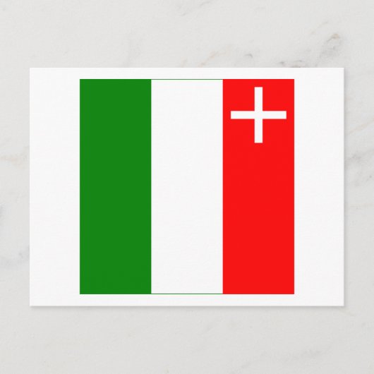 ニューシャテル国旗 ポストカード (正面)