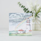 ニューショアーズライトハウスリタイアメントパーティの招待状 招待状 (スタンド正面)