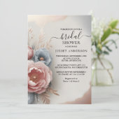 ニューシルクピンクボホピーニーダスティーバラブライダルシャワー 招待状 (スタンド正面)