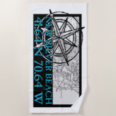 ニューシルバービーチ ビーチタオル (正面)