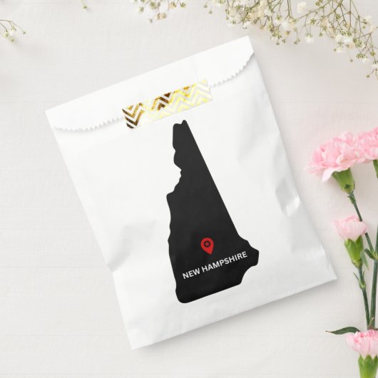ニューシンプルエレガントハンプシャー州の州結婚 フェイバーバッグ (封をした状態)