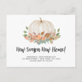 ニューシーズンニューホームカボチャ秋秋ムービング 案内ポストカード (正面)