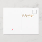 ニューシーズンニューホーム秋の引越し発表 案内ポストカード (裏面)