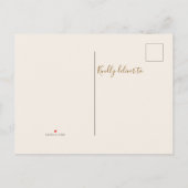 ニューシーズンニューホーム秋の葉の移動 案内ポストカード (裏面)