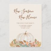 ニューシーズンニューホーム秋パンプキンムービング 案内ポストカード (正面)