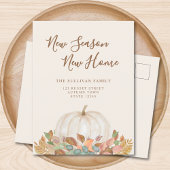 ニューシーズンニューホーム秋パンプキンムービング 案内ポストカード