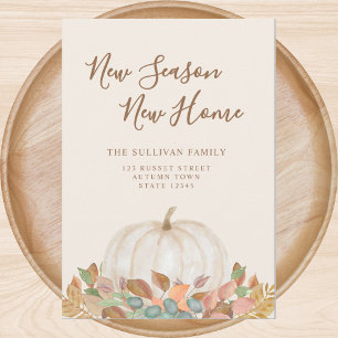 ニューシーズンニューホーム秋パンプキンムービング 案内状