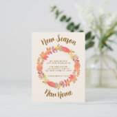 ニューシーズンニューホーム秋ムービング 案内ポストカード (スタンド正面)