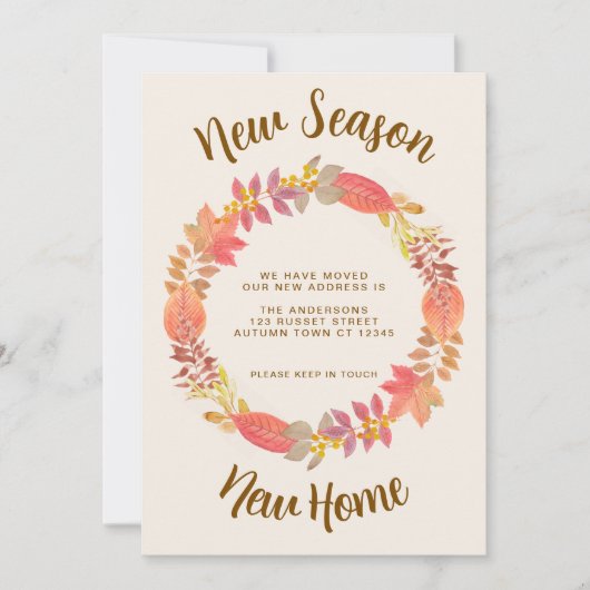 ニューシーズンニューホーム秋ムービング 案内状 (正面)