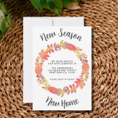 ニューシーズンニューホーム秋ムービング 案内状