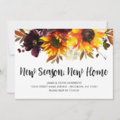 ニューシーズンニューホーム秋秋ひまわりムービング 案内状 (正面)