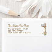 ニューシーズンニューホーム秋移動差出人住所 ラベル (インサイチュ)