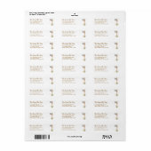 ニューシーズンニューホーム秋移動差出人住所 ラベル (フルシート)