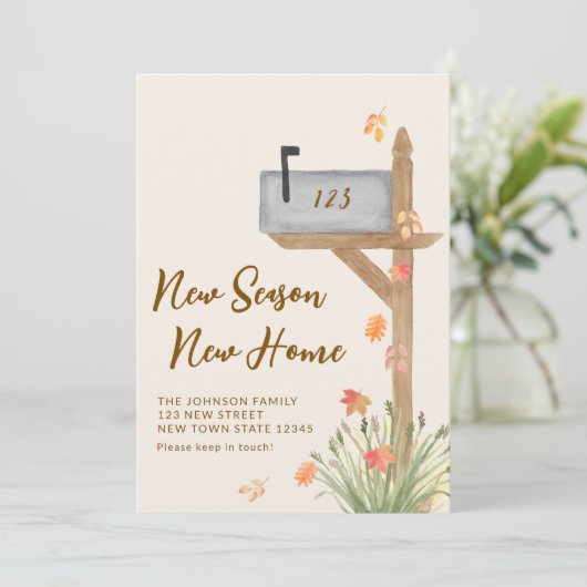 ニューシーズン新しいホーム秋メールボックスの移動 案内状 (スタンド正面)