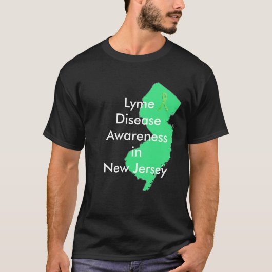 ニュージェイジーでのライム病の認識 Tシャツ (正面)