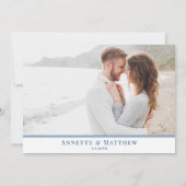 ニュージェン・シーサイド・インの結婚式 サウスポートの地図 セーブザデート (裏面)