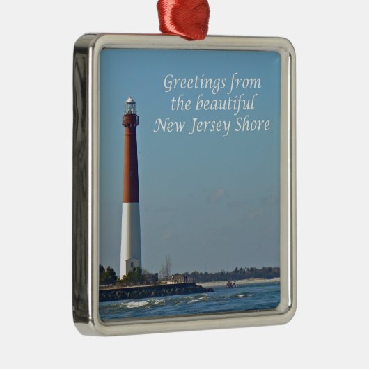 ニュージャージーからの挨拶 – Barnegat Light メタルオーナメント (右)